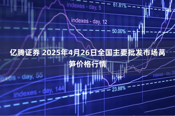 亿腾证券 2025年4月26日全国主要批发市场莴笋价格行情